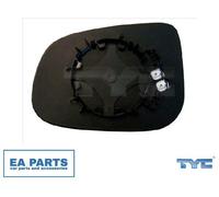 Mirror Glass, outside mirror for VOLVO C30 C70 S40 S60 TYC 338-0048-1 fits Left