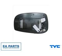 Mirror Glass, outside mirror for VOLVO S60 TYC 338-0024-1 fits Left