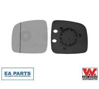 Mirror Glass, outside mirror for VW CADDY III Estate VAN WEZEL 5896831 fits Left