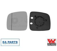 Mirror Glass, outside mirror for VW CADDY VAN WEZEL 5896831 fits Left NEW