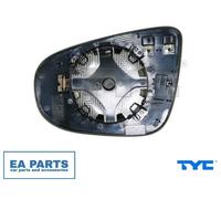 Mirror insert glass Right Convex 337-0171-1 TYC for VW TOURAN GOLF VI
