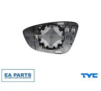 Mirror Glass, outside mirror for VW PASSAT SCIROCCO TYC 337-0218-1 fits Left