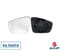 Mirror Glass, outside mirror for VW POLO ALKAR 6451123 fits Left