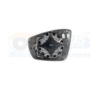 MIRROR GLASS, OUTSIDE MIRROR FOR VW POLO UP VAN WEZEL 5829838 FITS RIGHT