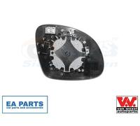 Mirror Glass, outside mirror for VW SHARAN TIGUAN VAN WEZEL 5745837 fits Left
