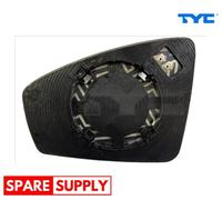 MIRROR GLASS, OUTSIDE MIRROR FOR VW TIGUAN TYC 337-0289-1 FITS RIGHT