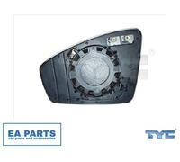 Mirror Glass, outside mirror for VW TIGUAN TYC 337-0290-1 fits Left