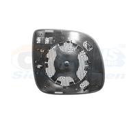 MIRROR GLASS, OUTSIDE MIRROR FOR VW TOUAREG VAN WEZEL 5847837 FITS LEFT