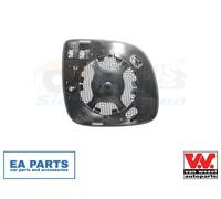 Mirror Glass, outside mirror for VW TOUAREG VAN WEZEL 5847838 fits Right