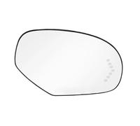 Mirror Glass Replacement 1/2X For Avalanche For Silverado For Suburban For Tahoe 2007-2013 Heated Rear Side Wing Mirror Glass Left Right Rearview Mirror Lens(Right)