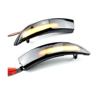 Mirror Glass Replacement For Fiesta Mk7 2008-2017 Dynamic Turn Signal Light LED Side Rearview Mirror Sequential Indicator Door Wing Mirror Glass