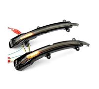 Mirror Glass Replacement For Q5 SQ5 8R For Q7 4L 2010-2017 Dynamic Blinker LED Turn Signal Side Mirror Lights Indicator Door Wing Mirror Glass(Yellow)