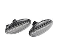 Mirror Glass Replacement For Subaru For Forester For Impreza 2008-2019 2pcs Dynamic LED Repeater Fender Side Marker Light Turn Signal Indicator Binker Door Wing Mirror Glass(Dynamic Crystal Type)