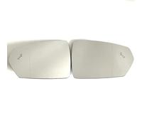 Mirror Glass Wing Door Compatible With A1 2018 2019 2020 2021 2022 2023 Car Wide Angle Heated Mirror Glass With Blind Spot Warning Light 2G0857521B 2G0857522B(Blind spot L R)