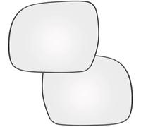 Mirror Glass Wing Door Compatible With Lexus For Rx 2003-2008 Left Right Door Side For Wing Mirror Glass Heated Convex With Plate Rearview Clip(1Pair)