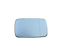Mirror Glasses Compatible With Bmw For E46 1998-2006 For E39 1997-2003 Heated Blue Left Right Side Mirror For Wing Glass Back Plate Accessorie(Right Side)