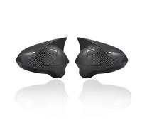 Mirror Guard Covers For Seat For Leon MK2 1P For F&acelift For Ibiza MK4 6J For Exeo 3R 2008-2017 Mirror Cover Add On Side Mirror Cover Rearview Caps 2pcs Black(Carbon Fiber)