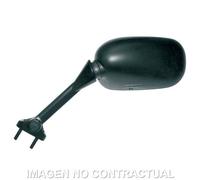 Hert Kawasaki 650 Er-6f Left Rearview Mirror Silver