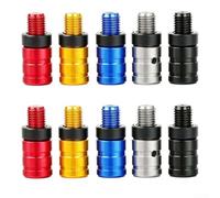 Mirror Hole Cap Screws For Motorcycles, Aluminium Alloy, Right-Hand Thread | Anodised For Aluminium Alloy, Includes Buffer Washers, Blocks Dust And Water Debris From Infiltrating The Threads