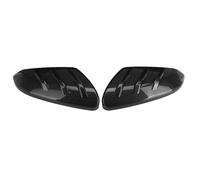 Mirror Housing 1 Pair Car Exterior Rearview Housings For Civic 10th 2016-2020 Glossy Black Carbon Look Side Door Mirror Cover Shells Exterior Cover(Carbon look)