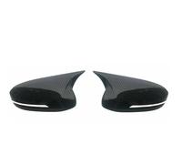 Mirror Housing 1 Pair Car Rearview Mirror Housing For Kia For Optima K5 2011-2020 Glossy Black/Carbon Look Side Mirror Cover Cap Case Trim Exterior Cover(Carbon look,1)