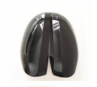 Mirror Housing 1 Pair Car Rearview Mirror Housing For VW For Tiguan For Sharan Black White Side Wing Mirror Cover Exterior View Cap Trim Exterior Cover(BLACK)