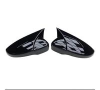 Mirror Housing 2X Side Wing Mirror Cover Caps For VW For JETTA MK6 For Passat B7 For Scirocco For Beetle CC Eos HCPAVEXT(1 pair black)