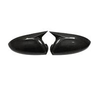 Mirror Housing Car Exterior Mirror Housing For Chevy For Monza 2019-2021 Carbon Look Rearview Door Side Cover Wing Cap Sticker Case Shell Exterior Cover(Carbon look)