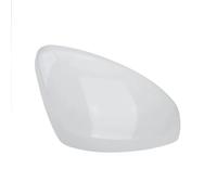 Mirror Housing Car Exterior Mirror Housing For Clio MK5 2019-2025 Black/White Rearview Cover Cap Door Wing Mirror View Side Caps Sheel Exterior Cover(Gloss White Right)