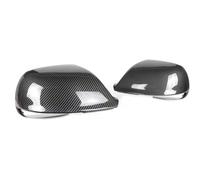 Mirror Housing Car Exterior Mirror Housing For Q7 4L Facelift Q5 SQ5 8R 2009-2017 Side Wing Rearview Cover Case Caps Without Lane Assist Exterior Cover(Carbon look)