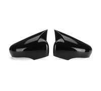 Mirror Housing Car Rearview Mirror Housing For Clio 4 For MK4 For Captur For Zoe 2012-2019 Side Exterior Door Cover Wing Cap Sticker Shell Exterior Cover(Gloss Black)