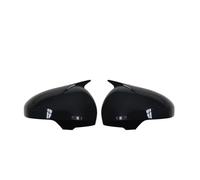 Mirror Housing Cover Compatible With Toyota For Mark X For Reiz 2010 2011 2012 2013 2014 2015 2016 Car Housing Cap Rearview Mirror Cover With Turn Signal(Bright Black)