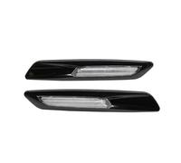 Mirror Indicator Lamp 2Pcs Black Shell LED Side Turn Signal Light For BMW E81 E82 E87 E88 2001-2003 E90 E91 E92 E93 2005-2013 E60 E61 X1-E84 X3-E83 Turn Signal Light Assembly