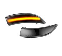 Mirror Indicator Lamp For Fiesta 2008-2017 B-Max 2012-2017 2Pcs LED Side Mirror Lamp Amber Side Rearview Dynamic Turn Signal Lights 8A61-13B381-AF 1542153