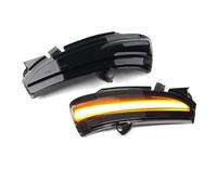 Mirror Indicator Lamp For Mondeo MK5 2014-2019 2Pcs Smoked Lens LED Side Mirror Lamp Amber Side Rearview Dynamic Turn Signal Lights DS7Z13B375A
