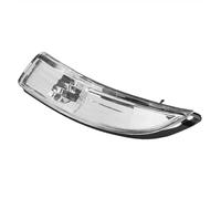 Mirror Indicator Lens Clear Replacement Fit for Ford Fiesta MK7/MK7.5 2009-2017, Durable ABS Material, Direct Fit, Suitable for Door Wing Mirror, 1pc (Left)