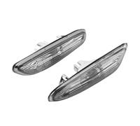 Mirror Indicator Light 2pcs Side Marker Turn Signal Lights No Bulb For BMW E90 E91 E92 E93 3 Series 2006 2007 2008 2009 2010 2011(Red-Brown-Panel)