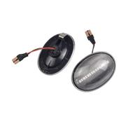 Mirror Indicator Light Compatible With Mini For R57 For Convertible 2009 2010-2015 For R58 For Coupe 2011-2015 Turn Signal 2PCS Lights mudguard Side Marker Lights(Crystal Type)