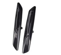 Mirror Indicator Light For BMW 5 Series F10 F11 528i 528iX 535i E46 E60 E61 2X LED Sequential Fender Indicator Side Marker Blinker Turn Signal Lights Wing Mirror Indicator(Glossy Black Lens-1)