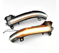 Mirror Indicator Light For BMW F20 F21 F22 F30 E84 1 2 3 4 Series LED Dynamic Turn Signal Light Flasher Flowing Water Blinker Flashing Light Wing Mirror Indicator(Crystal white)