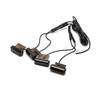 Mirror Indicator Light For Toyota For Tundra Tank Universal Car Front Grille Light Shell Daytime Running Lamp Amber LED(Amber)