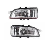 Mirror Indicator Light For Volvo For S80L S80 C70 C30 S40 V40 Car Exterior Reaview Mirror Turn Signal Light Blinker Indicator Lamp No Bulb(2PCS left and right)(2PCS left and right)