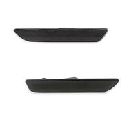 Mirror Indicator Light Gtinthebox Smoked/Clear Lens Car Rear Bumper Reflector Side Marker Light Cover Housings For 2015-2018 For Mustang No Bulb Turn Singal Light(Smoked lens)