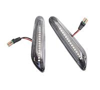 Mirror Indicators Light 2pcs For BMW Led Dynamic Side Marker Turn Signal Light Sequential Blinker For E90 E91 E92 E93 E60 E87 E82 Error Free(Dynamic Crystal A)