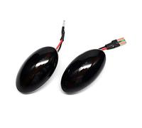 Mirror Indicators Light For BMW For MINI For Cooper R50 R52 R53 2002-2008 Dynamic Turn Signal Light LED Side Marker Sequential Indicator Car Assessories(Smoked Black)