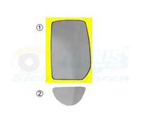 VAN WEZEL 1898837 Mirror Glass, outside mirror for FORD