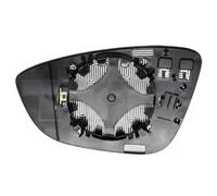 Mirror insert glass Left Heatable 337-0218-1 TYC for VW PASSAT B7 JETTA IV EOS