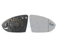 Mirror insert glass Right Convex 5775836 VAN WEZEL for VW GOLF VII Estate