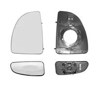 Mirror insert glass Right Heatable 1747836 VAN WEZEL for PEUGEOT FIAT CITROËN