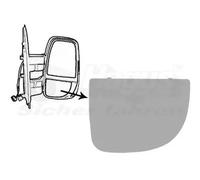 VAN WEZEL 2817832 Wing mirror glass